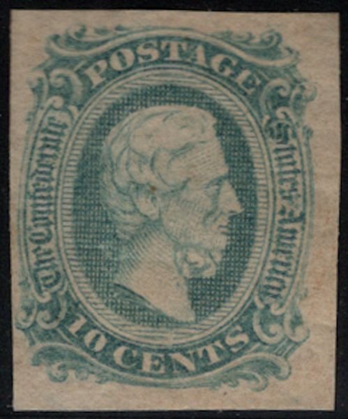 US #CONFEDERATE US #11 VF/XF mint never hinged four nice margins,  great colo...