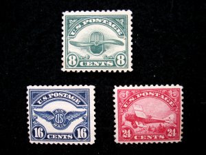 US - SCOTT#C4-C6 - CS - MNH - CAT VAL $285.00