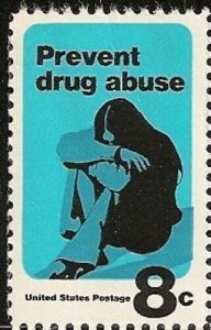 US 1438 Prevent Drug Abuse 8c single MNH 1971