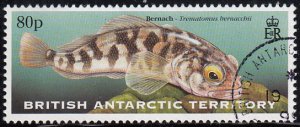 British Antarctic Territory 1999 used Sc #279 80p Bernach