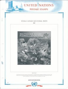 WHITE ACE 2023 United Nations Inscription Blocks Stamp Album Supplement UNIB-69