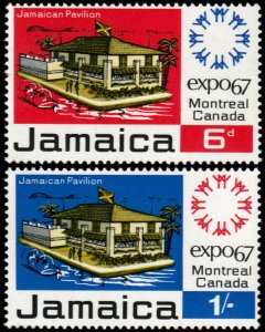 ✔️ JAMAICA 1967 - EXPO MONTREAL - SC.  259/260 MNH ** [5CW5]