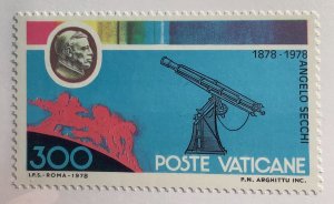 Vatican 1979 Scott 656 MNH - 300L, Angelo Secchi,  priest and astronomer