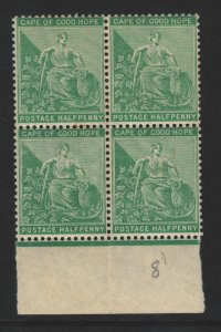 Cape of Good Hope Sc#42 MNH Block of 4