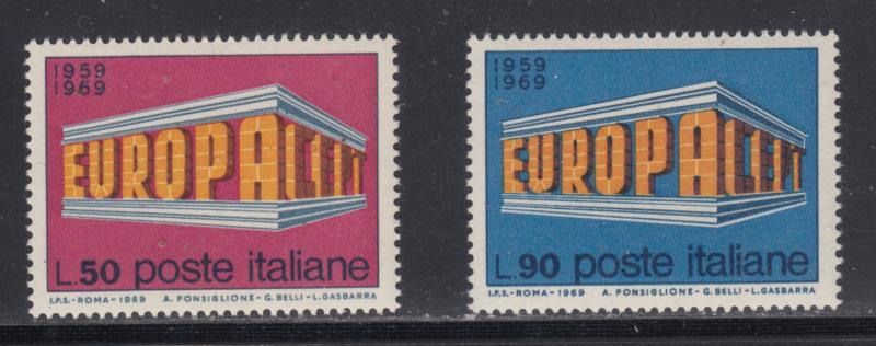 Italy    #1000-01    mnh    cat $0.70