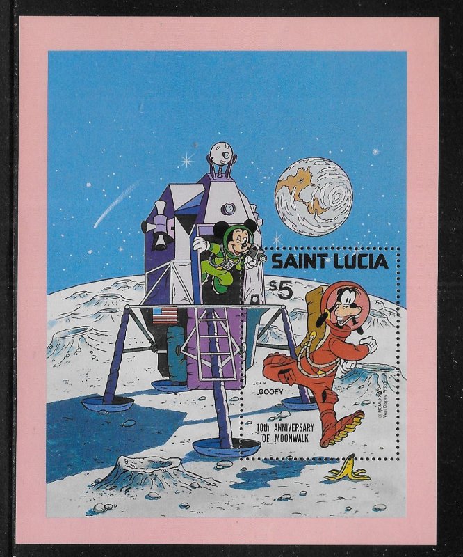 St. Lucia 491-500 Disney IYC International Year of Child MNH c.v. 9.75