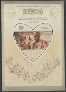 MADAGASCAR - 2015 - Baroque, Ag. Carracci - Perf De Luxe Sheet-MNH-Private Issue