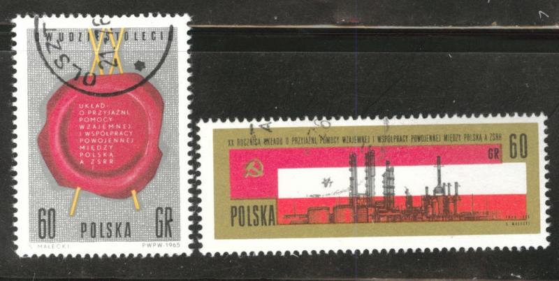 Poland Scott 1317-18 Used CTO stamp set