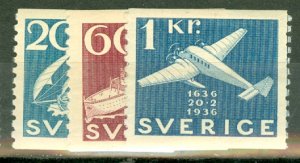 Q: Sweden 248-262 mint CV $115.35; scan shows only a few