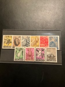 Stamps St Thomas and Prince Scott #341-50 hinged