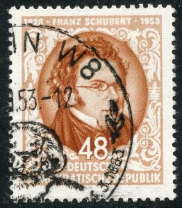 Germany DDR Scott 186 UFH - 125th Death of Franz Schubert - SCV $1.60