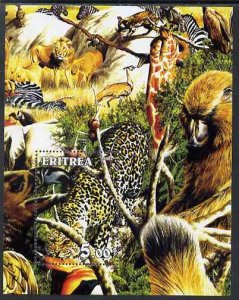 ERITREA - 2002 - African Wildlife #1 - Perf Min Sheet - M N H - Private Issue