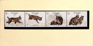 Portugal WWF World Wild Fund for Nature MNH stamps bobcat wild cats