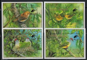 Cook Is C24-27 MNH 1990 Birds (fe9065)