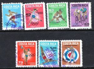 Costa Rica #C481-C487   VF   Used   CV $2.45  ....   1520402