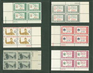 United States #1141/1149 Mint (NH) Plate Block