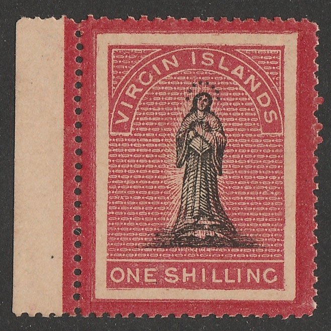 BRITISH VIRGIN ISLANDS 1867 St Ursula 1/- with frame. MNH **. 