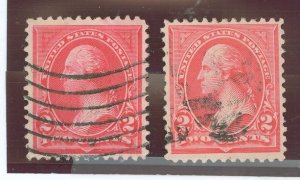 United States #250-251 Used Multiple