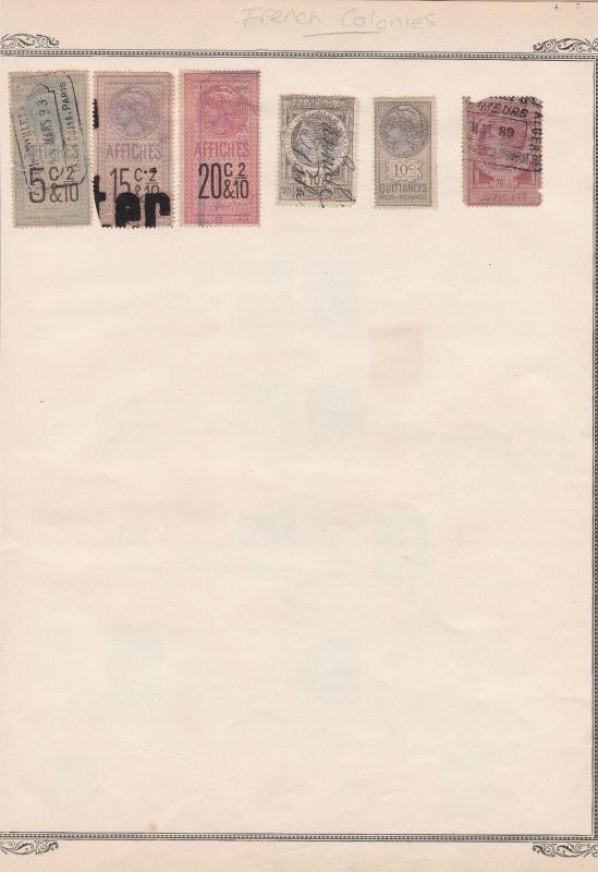 french colonies stamps page ref 17125