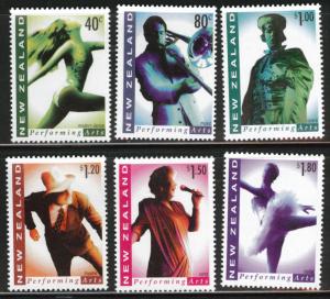 New Zealand Scott 1476-1481 MNH** Performing arts set