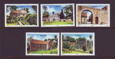 Jersey Sc 399-03 1986 Jersey Trust 50 yrs stamps mint NH