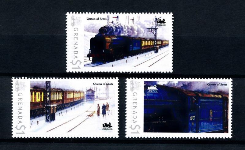 [93122] Grenada 2009 Railway Train Eisenbahn Queen of Scots  MNH