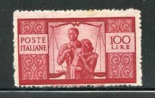 ITALY Scott #477, Sassone #565, Unused, Cat. $287.50