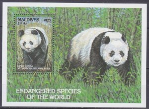 1993 Maldive Islands 1990/B288 Panda 9,00 €
