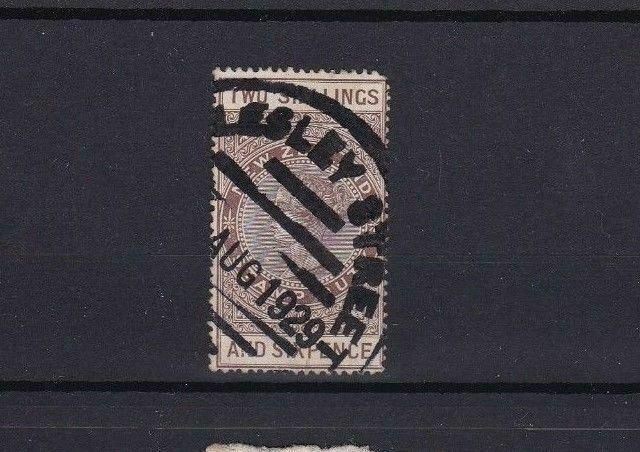 NEW ZEALAND STAMP DUTY FISCAL REVENUE STAMP TWO SHILLING & 6d   REF 5874