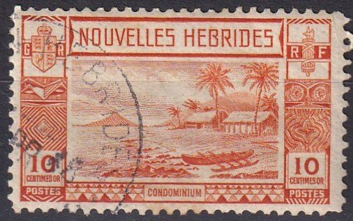 New Hebrides (Fr) #56  F-VF Used  CV $3.25  (Z4831)