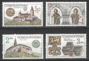 Czechoslovakia 1982 Scott #2415-2418 MNH