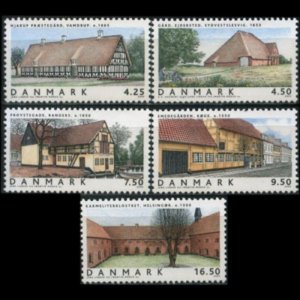 DENMARK 2005 - Scott# 1317-21 Danish Houses Set of 5 NH