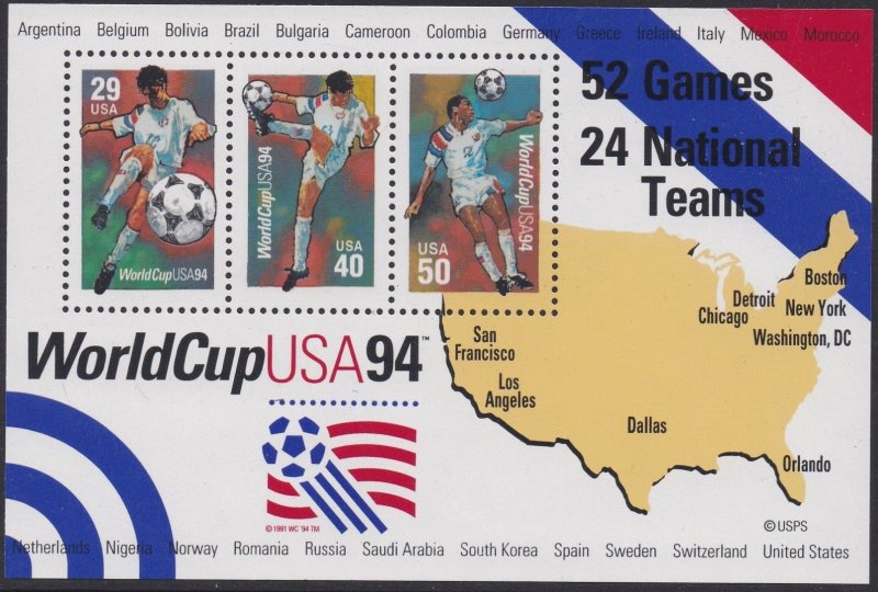 2837 Soccer SS MNH