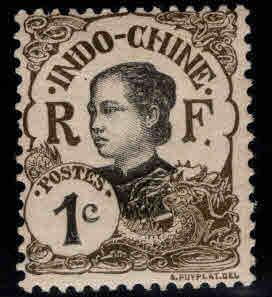 Indo-China Scott 41 MH*  1907 stamp