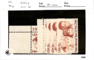 United States Postage Stamp, #1772 (5 Ea) Mint NH, 1979 Child