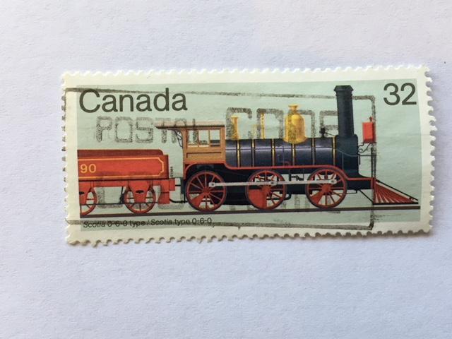 Canada – 1984 – Single Train Stamp – SC# 1036 - Used