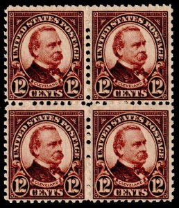 USA SC #693 MNH B4 1931 12c Cleveland CV $32.00