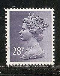 Great Britain MH135 s.g x975 28p Machin MNH