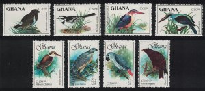 Ghana Birds 8v SG#1390-1397