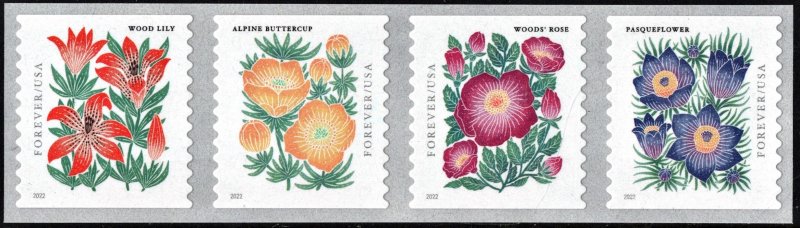 2022 us mountain flora forever stamps