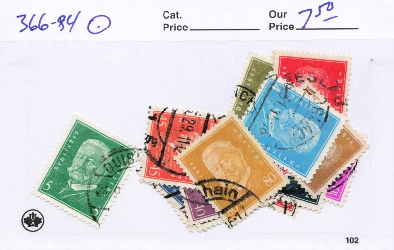 GERMANY  366-84   USED