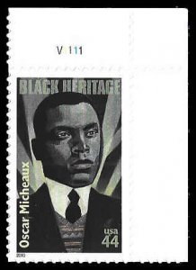 PCBstamps   US #4464 44c Oscar Micheaux, Black Heritage, MNH, (17)