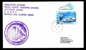 1981 CHALLENGER STS-2 LAUNCH - NASA/STDN STATION - ASCENSION ISLAND (ESP#2487)