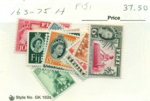 FIJI #163-75, Mint Hinged, Scott $32.20