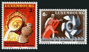 Luxembourg 644-645 blocks/4,MNH.Mi 1012-1013.Congress on Prevention of Accidents