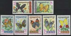 1983 Cambodia 462-468 Butterflies 11,00 €