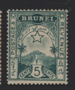 Brunei Sc#A5 MNH SG5 - slight gum disturbance