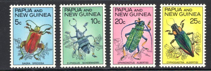 Papua New Guinea #237-240  VF,  Unused   CV  3.00  ....  4900116