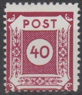 Mi: 50 DIII   MH  1945  SBZ  Cat € 35