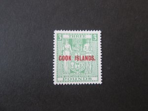 Cook Islands 1932 Sc 107 MH - Scarce